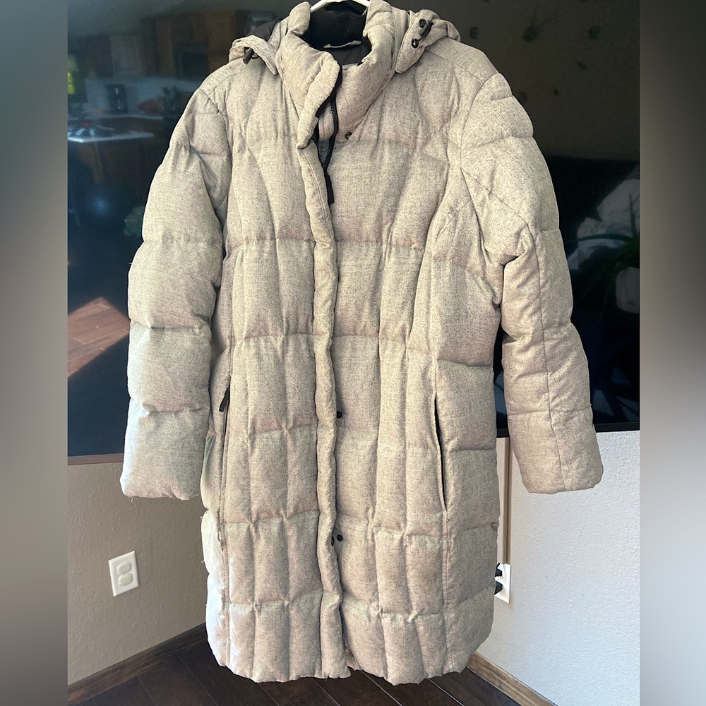 Eddie Bauer Grey Down Winter Parka Coat Size 2X